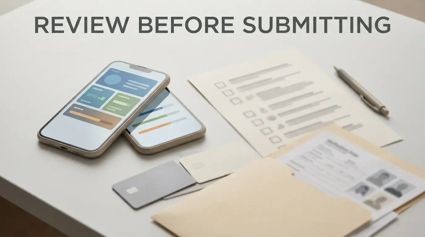 Withdrawal confirmation, clock and account identity symbols